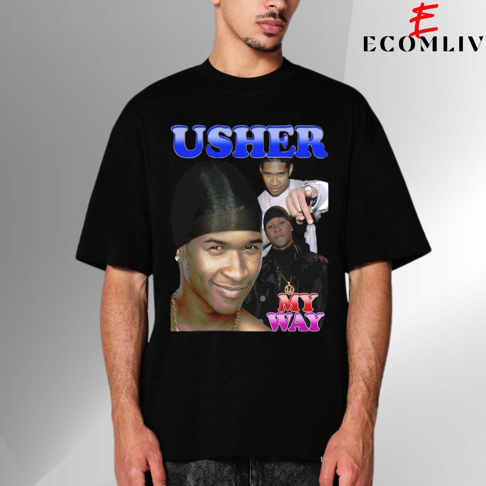 Usher Graphic Shirt, Unisex T-Shirt, Concert Merch Top